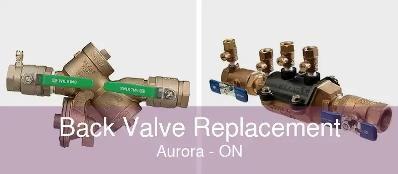 Back Valve Replacement Aurora - ON