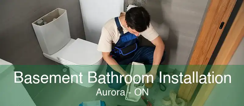 Basement Bathroom Installation Aurora - ON