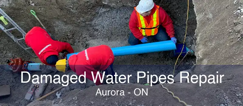 Damaged Water Pipes Repair Aurora - ON