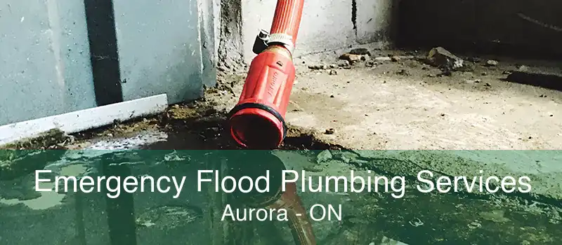 Emergency Flood Plumbing Services Aurora - ON