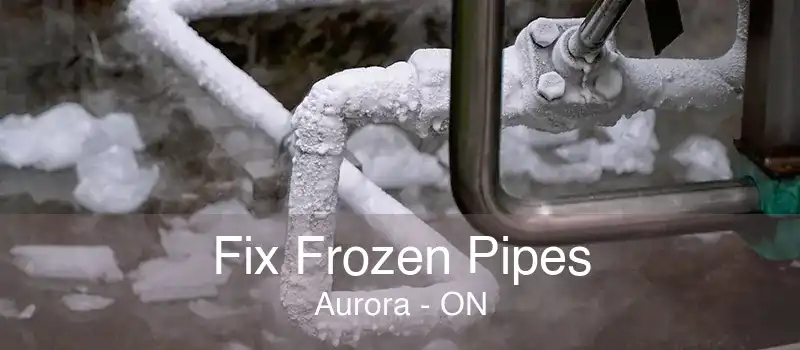 Fix Frozen Pipes Aurora - ON