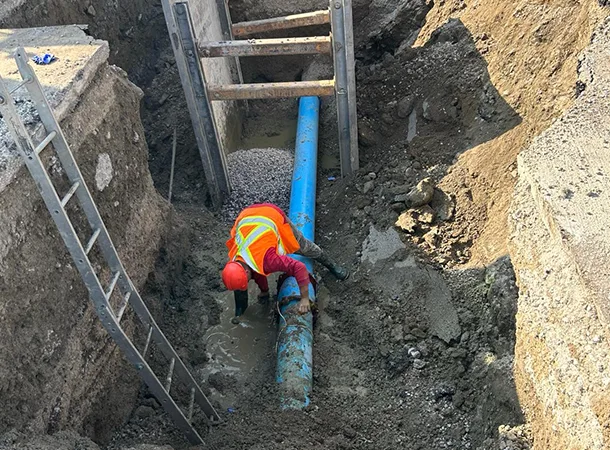 Sewer Pipe Burst Replacement in Aurora, ON