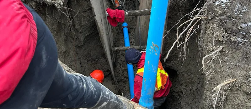 Main Water Line Repair in Aurora, ON