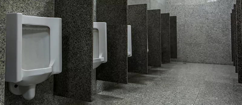 Urinal Divider Installation in Aurora, ON