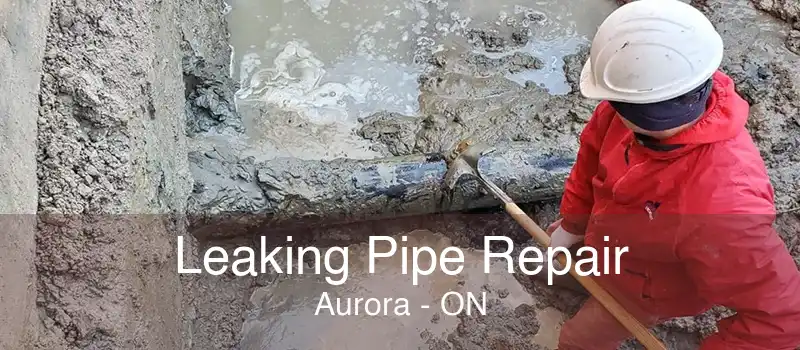 Leaking Pipe Repair Aurora - ON