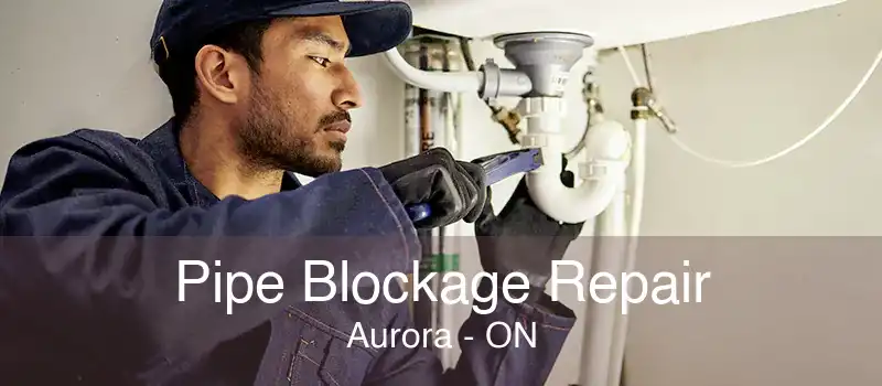 Pipe Blockage Repair Aurora - ON