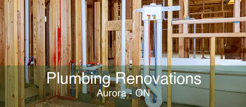 Plumbing Renovations Aurora - ON