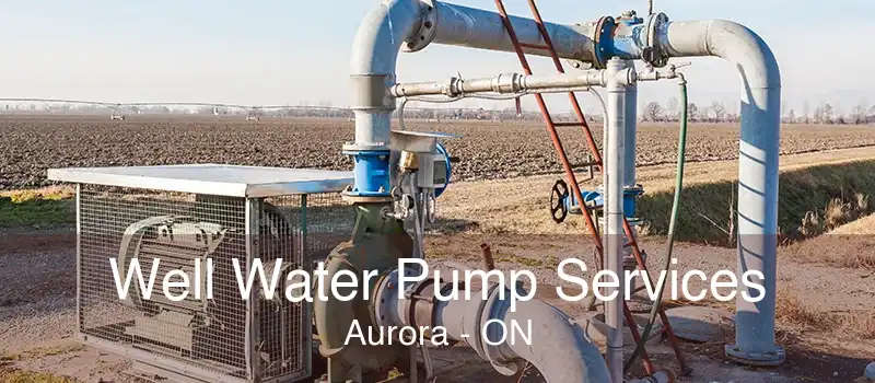 Well Water Pump Services Aurora - ON